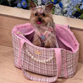 Load image into Gallery viewer, Coco Tweed Carrier Pink
