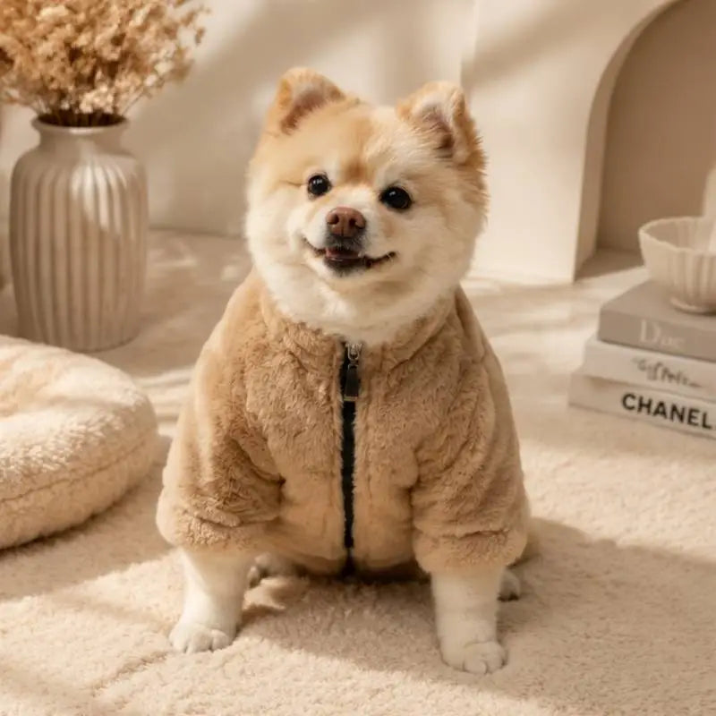 Fuzzy Coat Brown