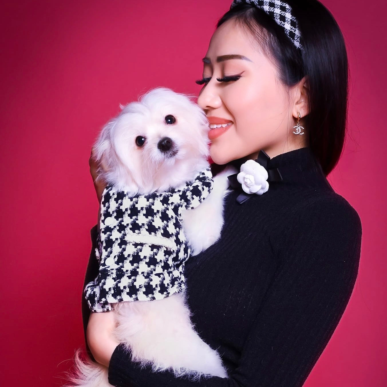 Houndstooth Dress