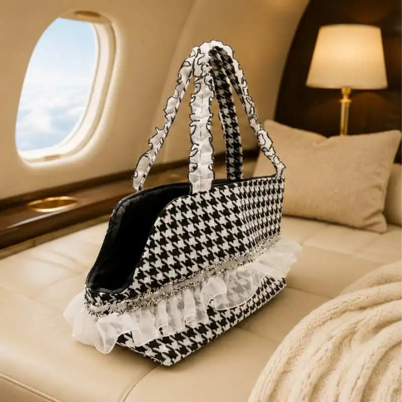 Coco Houndstooth Carrier