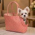 Load image into Gallery viewer, Canvas Tote Carrier Pink