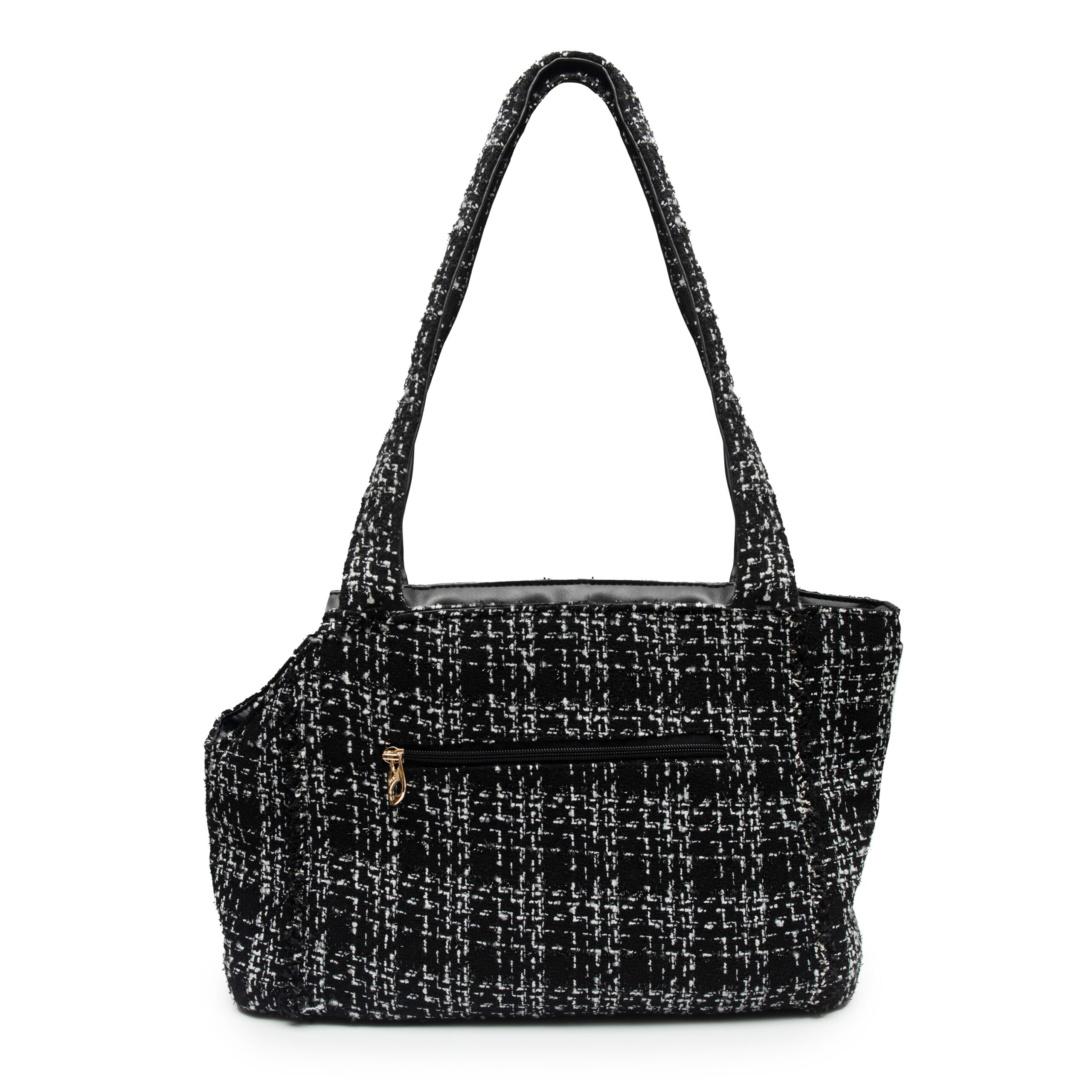 Coco Tweed Carrier Black