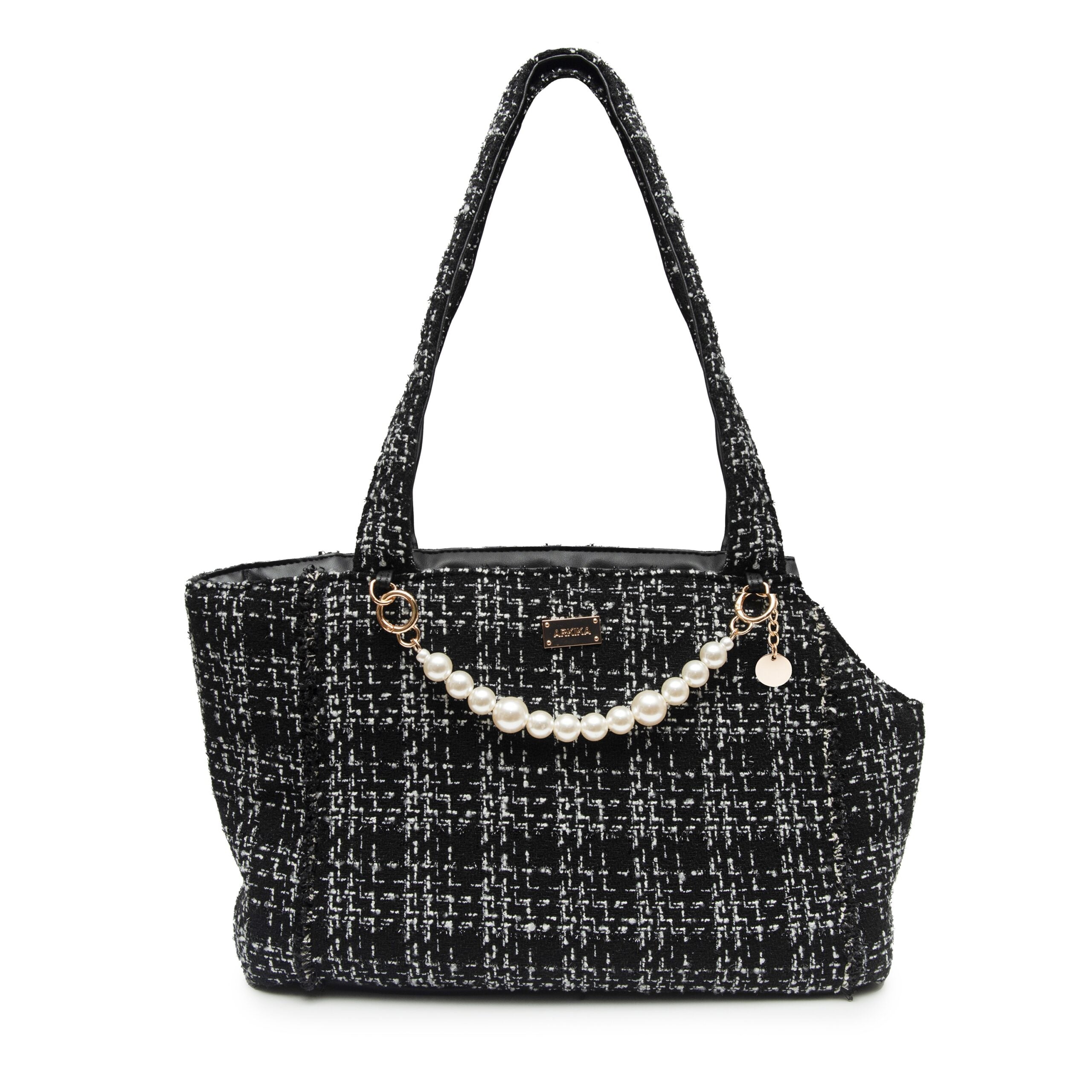 Coco Tweed Carrier Black