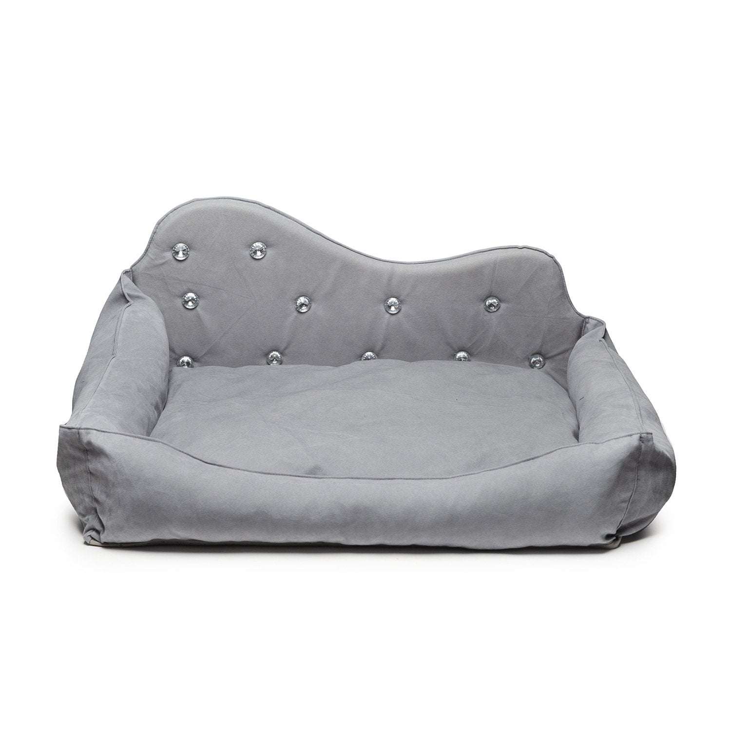Diamond bed luxury dog sofa with rhinestone design