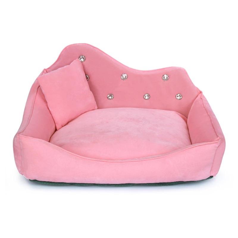 Diamond bed for dogs in sofa style pet bed