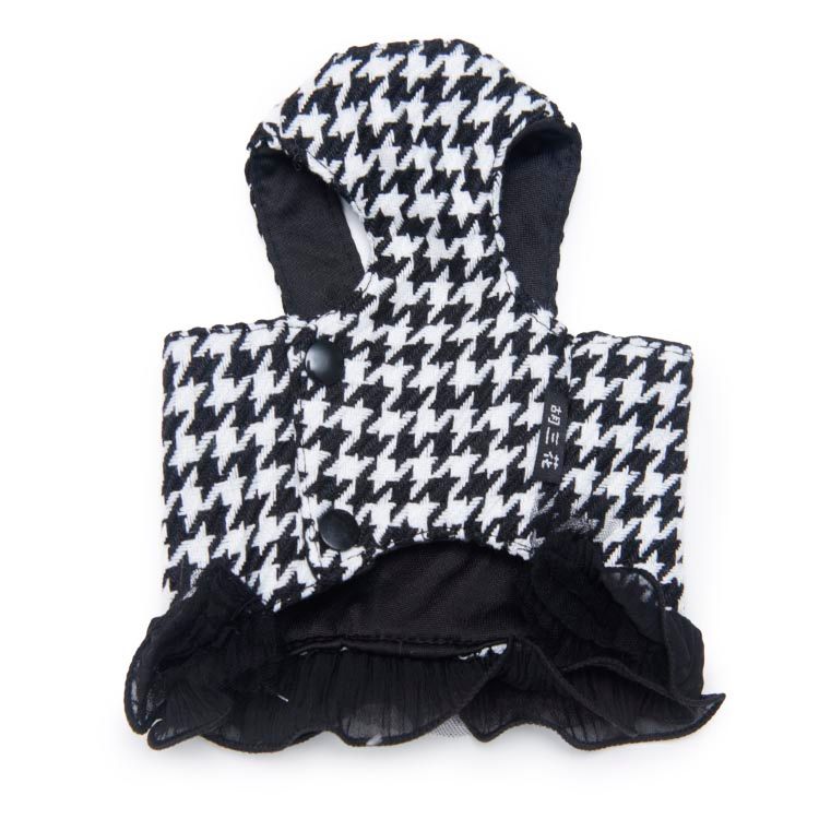 Houndstooth Harness Dress