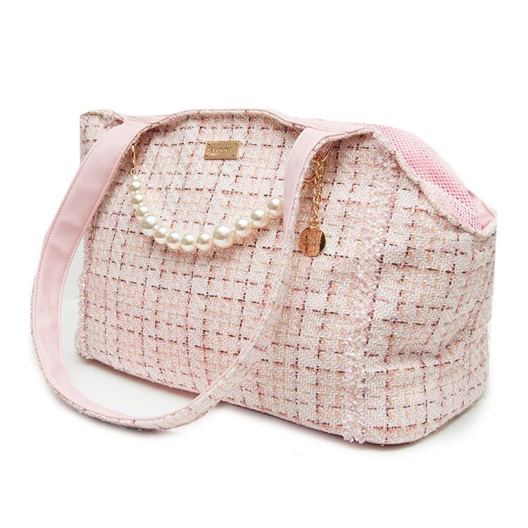 Coco Tweed Carrier Pink