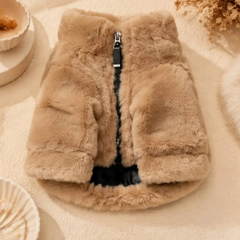 Fuzzy Coat Brown