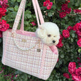 Load image into Gallery viewer, Coco Tweed Carrier Pink
