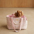 Load image into Gallery viewer, Coco Tweed Carrier Pink
