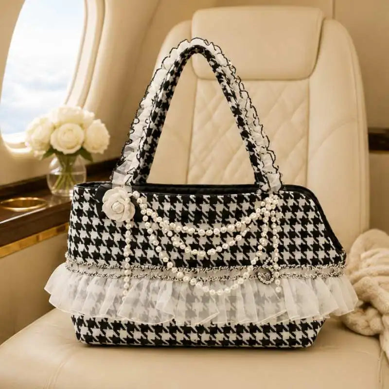 Coco Houndstooth Carrier