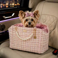 Load image into Gallery viewer, Coco Tweed Carrier Pink
