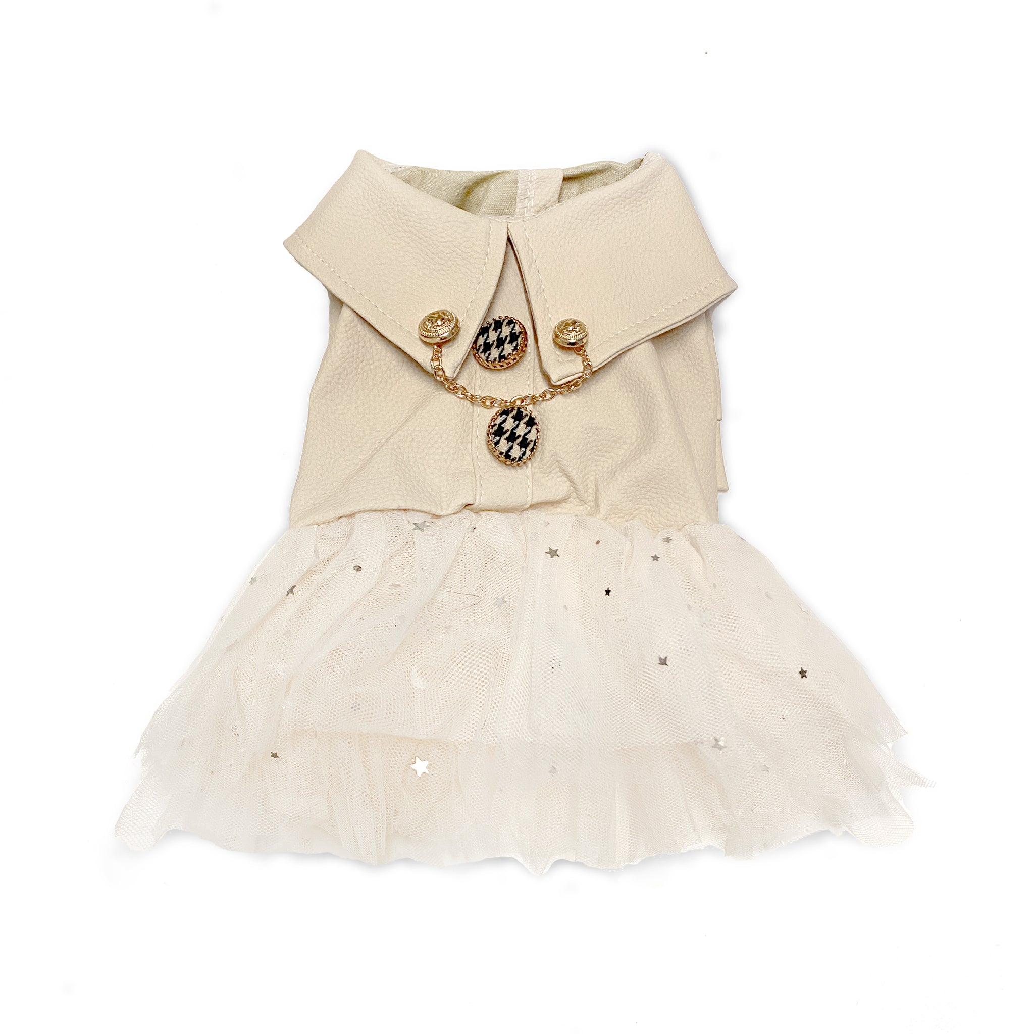 Posh Puppy Rockstar Dress Ivory