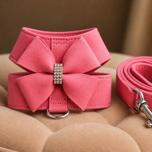 Rhinestone Harness and Leash