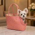 Load image into Gallery viewer, Canvas Tote Carrier Pink
