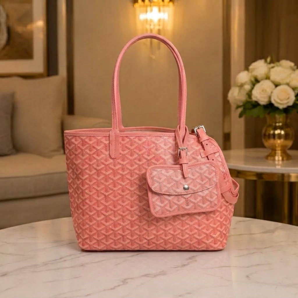 Canvas Tote Carrier Pink