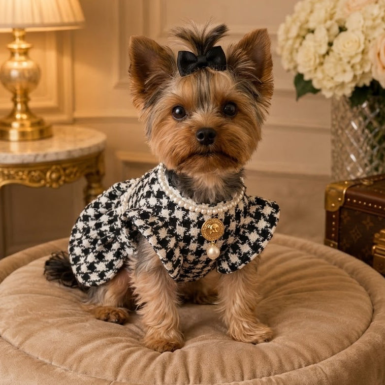 Houndstooth Dress