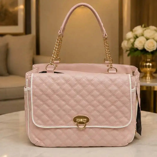 Signature Quilted Carrier Pink