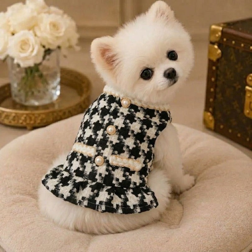 Houndstooth Dress
