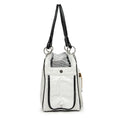 Load image into Gallery viewer, Clear handbag with black accents on a white background
