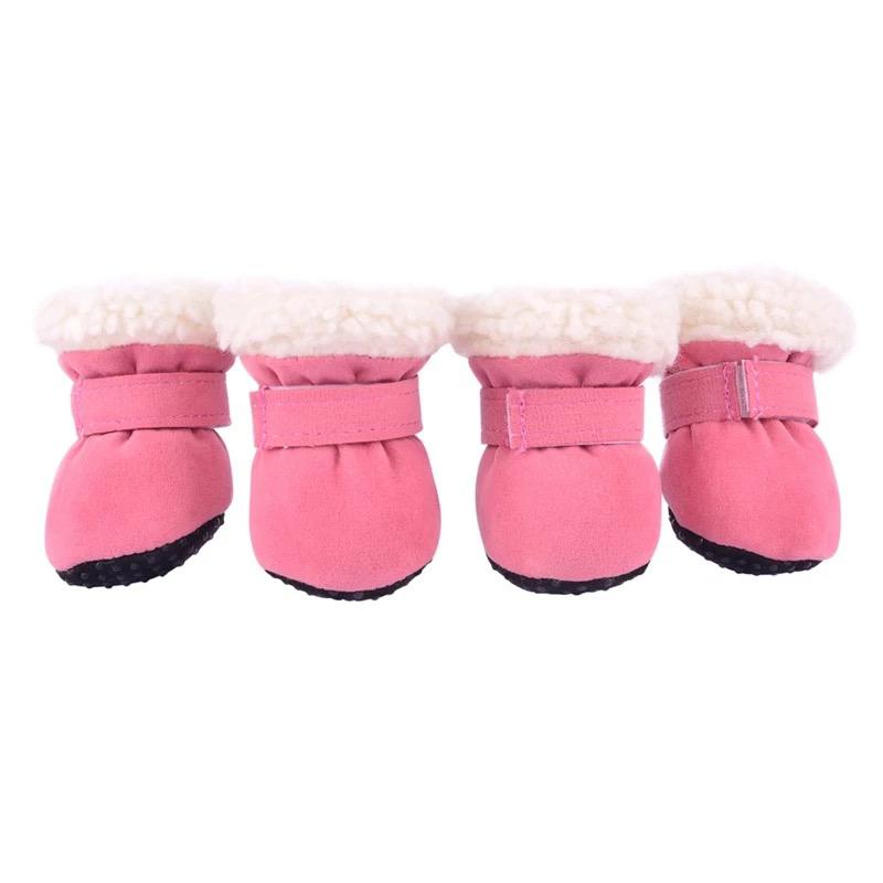 Cute Dog Boots Pink