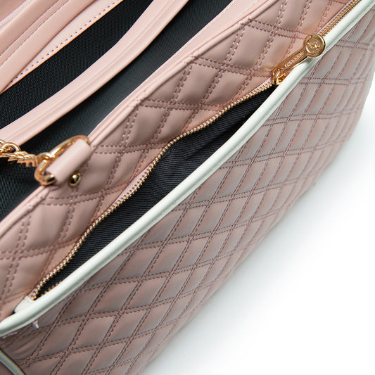 Signature Quilted Carrier Pink