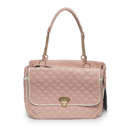 Signature Quilted Carrier Pink