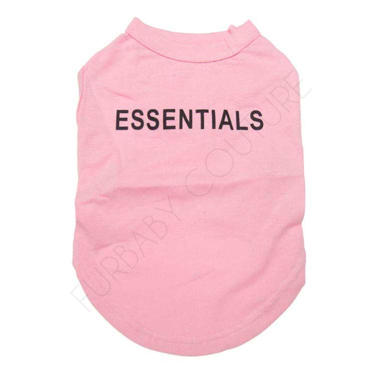 essentials pink tee