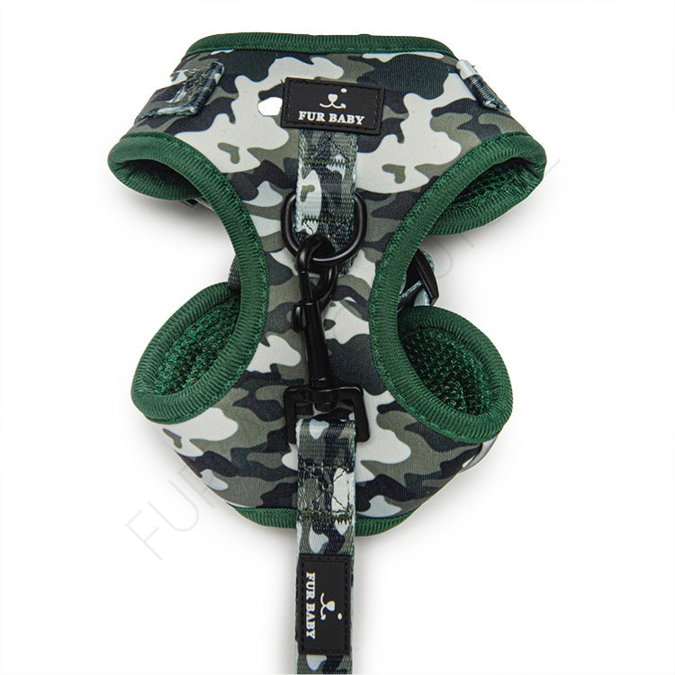 Furbaby Camo Harness Leash
