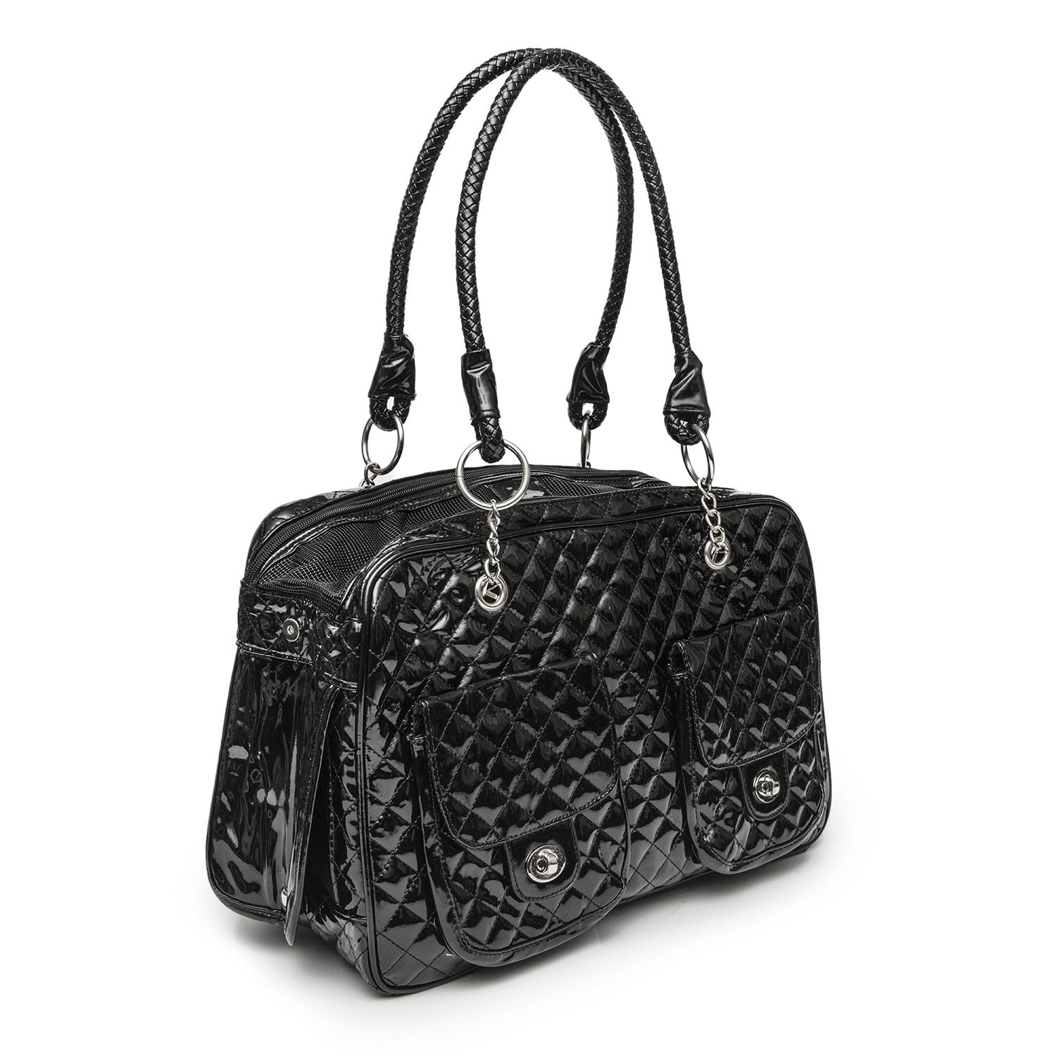 Chanel dog carrier best sale